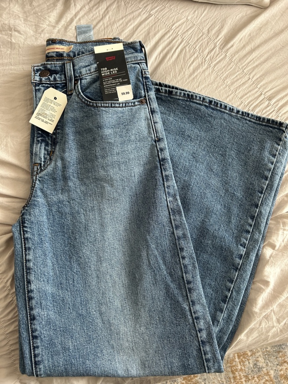 Levi's 728 High-Rise Wide Leg Jeans